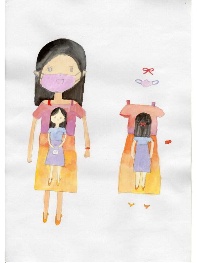 小学生の部 石川県教育委員会賞 金沢市立明成小学校 5年 深澤 愛里 いしかわファッション協会